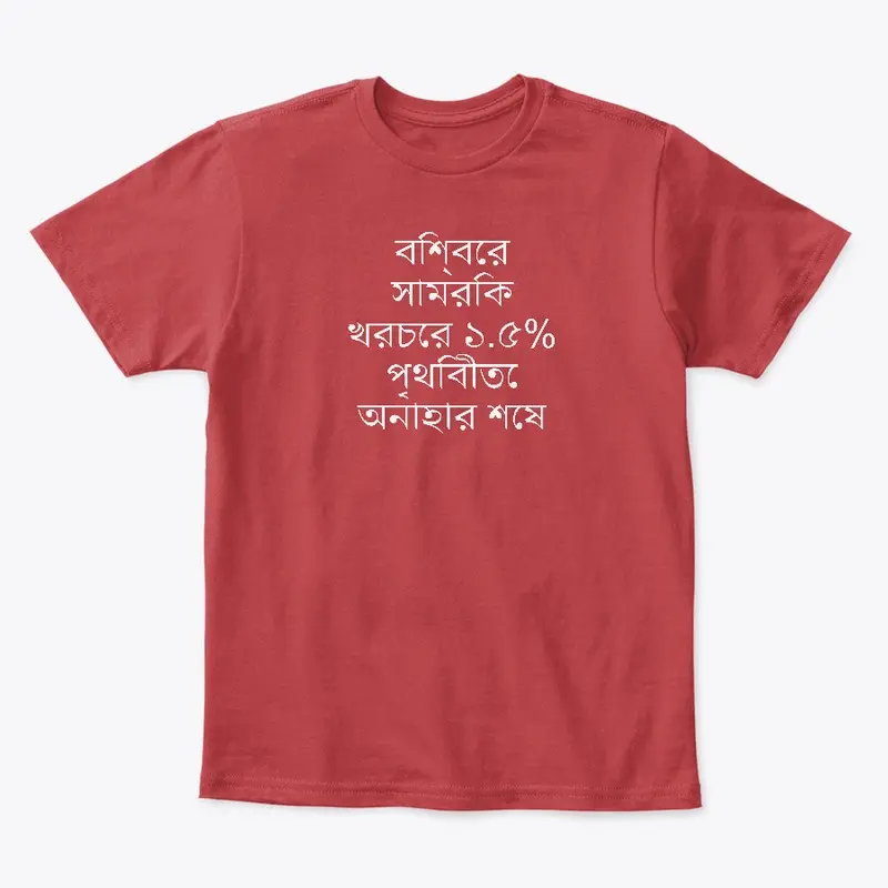 বিশ্বের সামরিক খরচের 